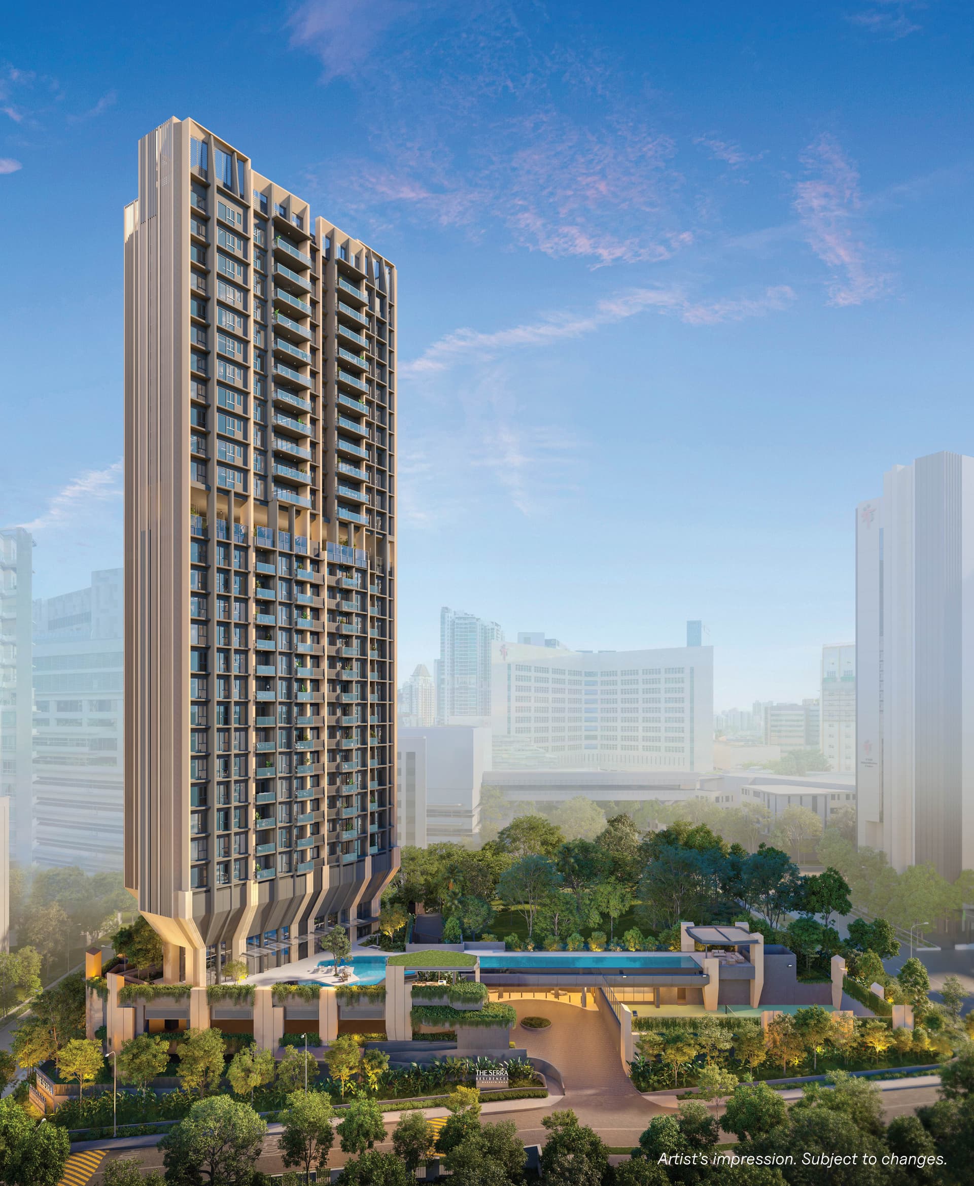 The Serra Residences, the developer's image